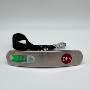 Silver Digital Hand Held Luggage Scale by DFS